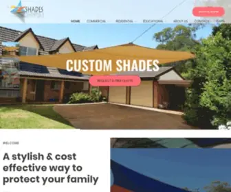 Azshades.com.au(A-Z Shades) Screenshot