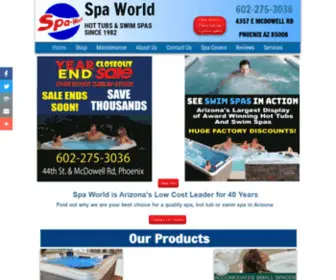 Azspaworld.com(AZ Spa) Screenshot