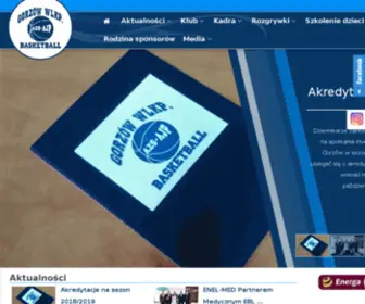 Azspwszgorzow.pl(AZS AJP Gorzów Wielkopolski) Screenshot