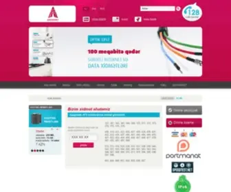 Azstarnet.az(Fiber Optik və SİMSİZ İnternet) Screenshot