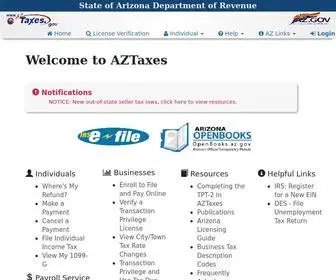 Aztaxes.gov(Aztaxes) Screenshot