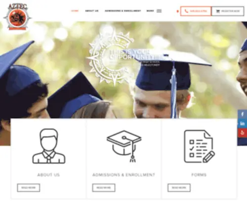 Aztec-HS.com(Earn your High School Diploma GED from Home) Screenshot