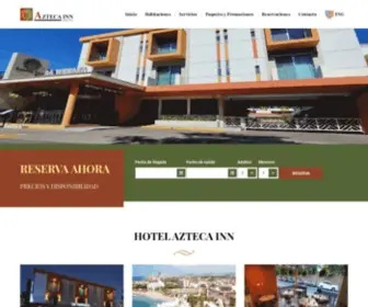 Aztecainn.com.mx(Hotel AZTECA INN) Screenshot