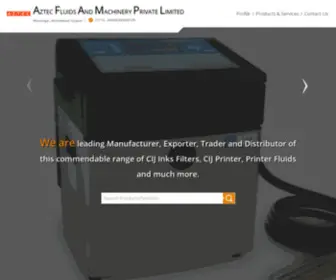 AztecFluids.com(Aztec Fluids And Machinery Private Limited) Screenshot