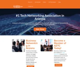 Aztechcouncil.org(Technology Networking Events) Screenshot