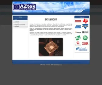 Aztek.com.mx(Iluminación) Screenshot