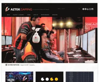 Aztekgaming.com(Los guerreros aztecas de eSports) Screenshot