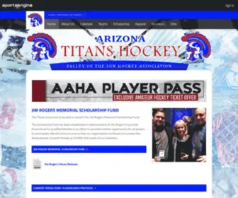 Aztitanshockey.com(Valley of the Sun Hockey Association) Screenshot