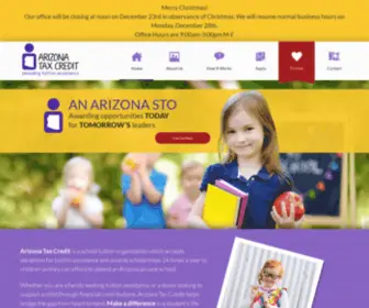 AZTXCR.org(A School Tuition Organization (STO)) Screenshot