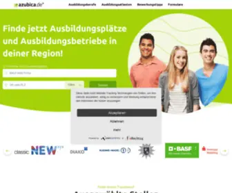 Azubica.de(Ausbildungsplätze) Screenshot