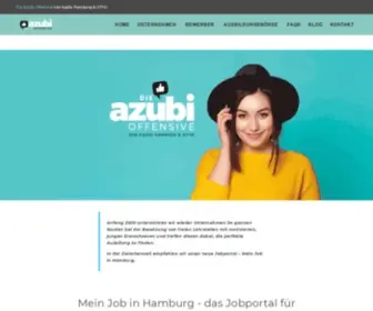 Azubioffensive-Hamburg.de(Jobs und Stellenanzeigen in Hamburg) Screenshot