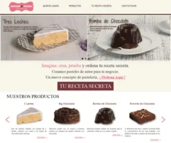 Azucarycacao.com(Pasteles de Autor para tu Negocio) Screenshot