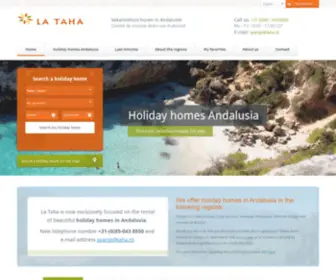 Azucasa.com(Holiday Villas in Andalusia) Screenshot