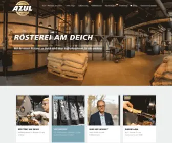 Azul.de(Feinstes Rösthandwerk aus Bremen) Screenshot