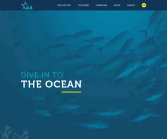 Azul.org(Ocean Conservation) Screenshot