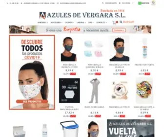 Azulesdevergara.com(Ropa de Trabajo y Vestuario Laboral) Screenshot