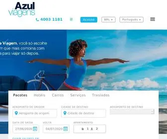 Azulviagens.com.br(Azul Viagens) Screenshot