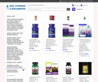 Azulvitaminasesuplementos.com.br(AZUL Vitaminas e Suplementos) Screenshot