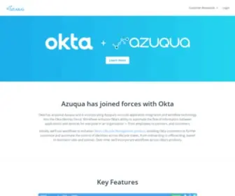 Azuqua.com(Powerful Automation through Smarter App Integration) Screenshot