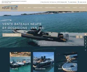 Azur-Boat.com(Vente bateau neufs et occasion Saint) Screenshot