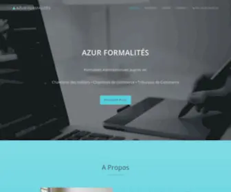 Azur-Formalites.com(Formalités) Screenshot
