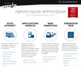 Azur.fr(Webstore : Création et référencement de site internet) Screenshot