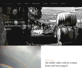 Azuracellars.com(Azura Cellars and Gallery in Paonia) Screenshot