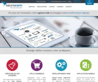 Azuracom.com(Création site Internet) Screenshot