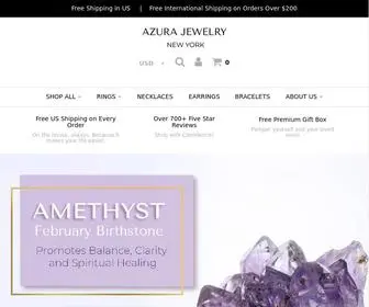 Azurajewelry.com(Azura New York) Screenshot