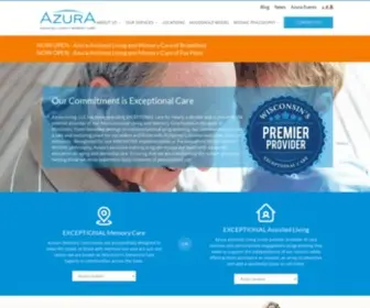 Azuraliving.com(Azura Assisted Living and Memory Care) Screenshot