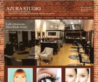 Azurasalonspabend.com(Professional Hair Salon Spa in Bend Oregon hair extensions) Screenshot