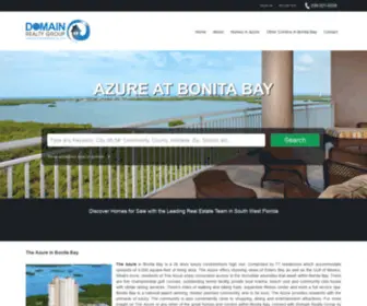 Azureatbonitabay.com(Azure at Bonita Bay Homes for Sale in Bonita Springs FL) Screenshot