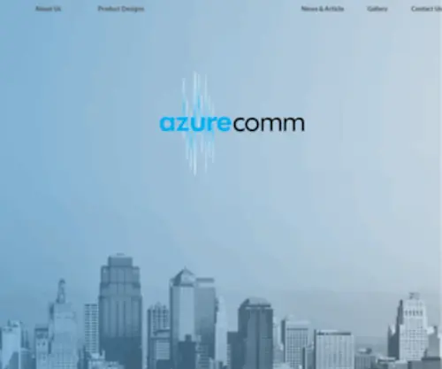 Azurecomm.com(2.4 GHz) Screenshot