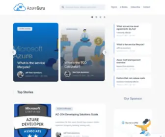 Azureguru.org(You can be an Azure master) Screenshot