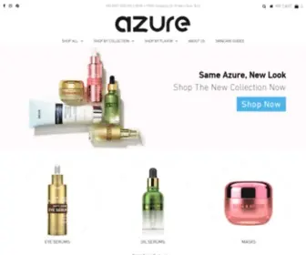 Azurekosmetics.com(Luxury Skin Care Products) Screenshot
