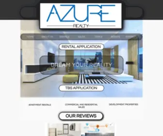 Azurerealtyny.com(Experience the difference azure realty) Screenshot