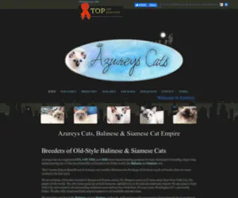 Azureyscats.com(Azureys Cats) Screenshot