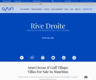 Azuri.mu(Property For Sale in Mauritius For Foreigners) Screenshot