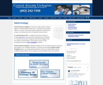 Azurology.com(Phoenix Urology) Screenshot