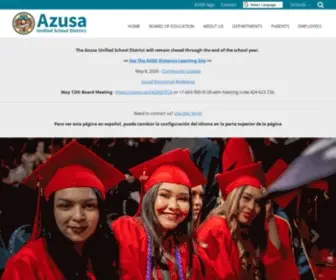 Azusa.org(Azusa Unified School District) Screenshot