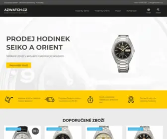 Azwatch.cz(Hodinky Seiko a Orient) Screenshot