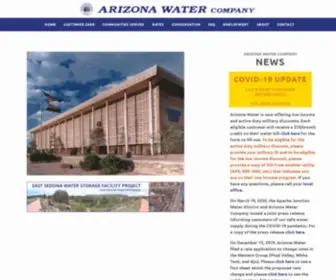 Azwater.com(Arizona Water Company) Screenshot