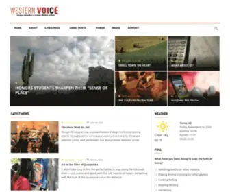 Azwesternvoice.org(AWC Western Voice ) Screenshot