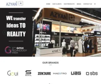 Azyan.com(Distribution Company) Screenshot