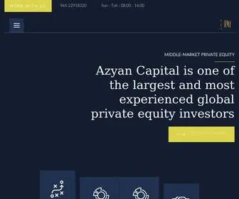 Azyanc.com(Azyan Capital) Screenshot