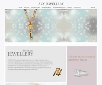 Azyjewellery.com(AZY jewellery is The Best Diamond Jewellery Designer & Women's Fashion Jewellery designer for A to Z Jewellery need in UAE & Iran) Screenshot