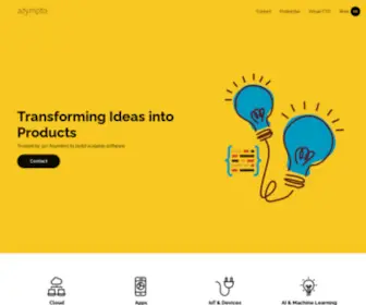 Azympto.com(Azympto Technologies) Screenshot