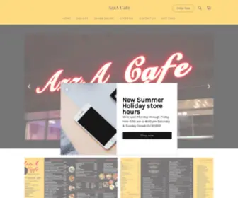 Azzacafe.com(AzzA Cafe) Screenshot