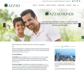 Azzadfunds.com(Azzad Asset Management) Screenshot