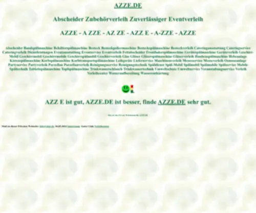 Azze.de(Spülmobil) Screenshot